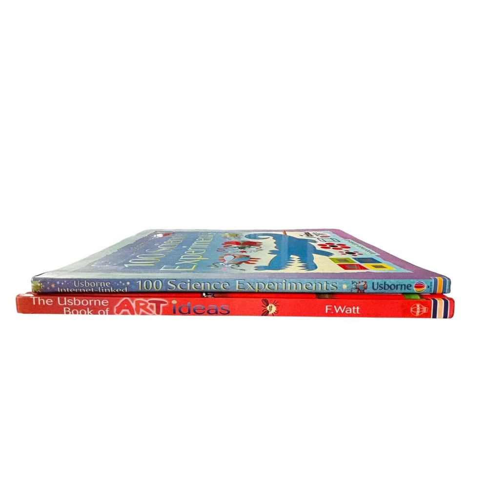 Usborne Book of Art Ideas and 100 Science Experiments Kids‎ Activity Book Set